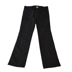 Levi's Night Blues Bootcut Jeans Women's 12M Black Studded Pocket Western 34x31